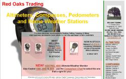 Red Oaks website design graphic