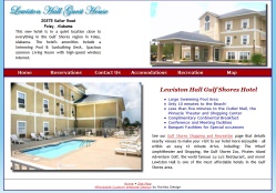Lewiston Hall Guest House website design graphic
