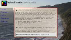 Rainbow Integration website design graphic