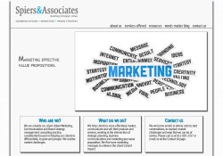 Spiers & Associates website design graphic